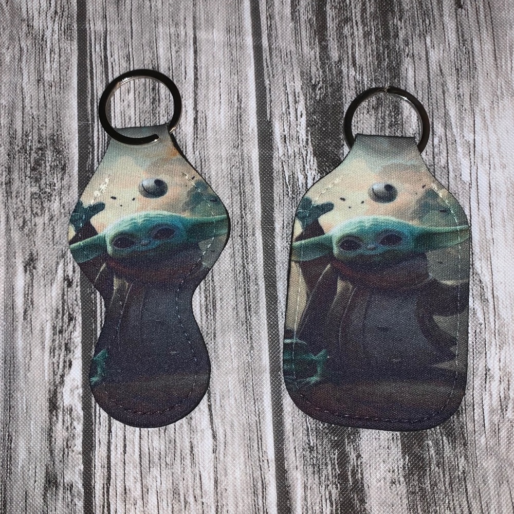 Baby yoda lip balm and sanitizer set